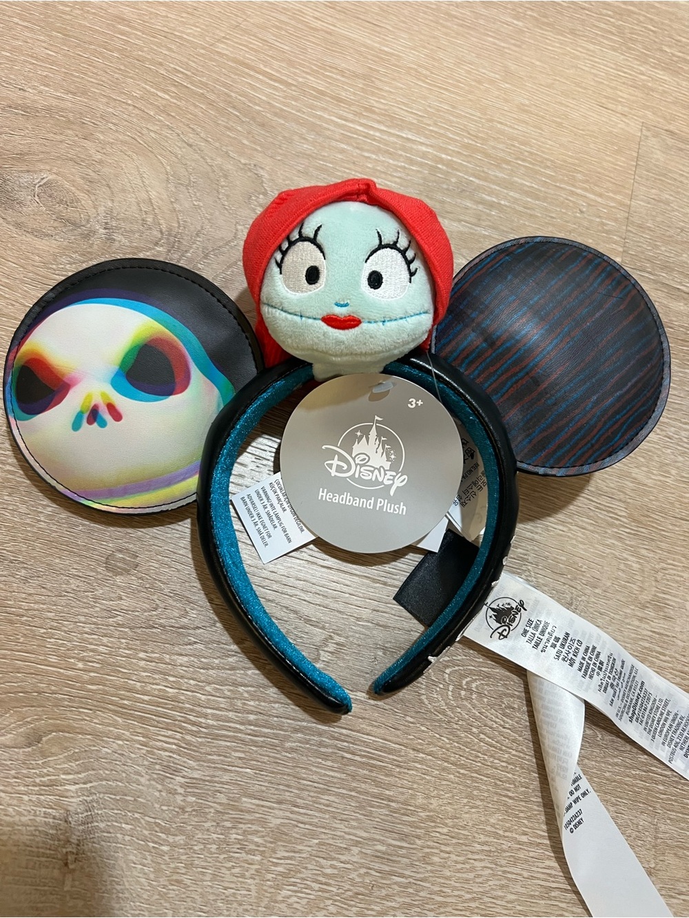 Disney Jack Skellington ears headband with Sally Plush